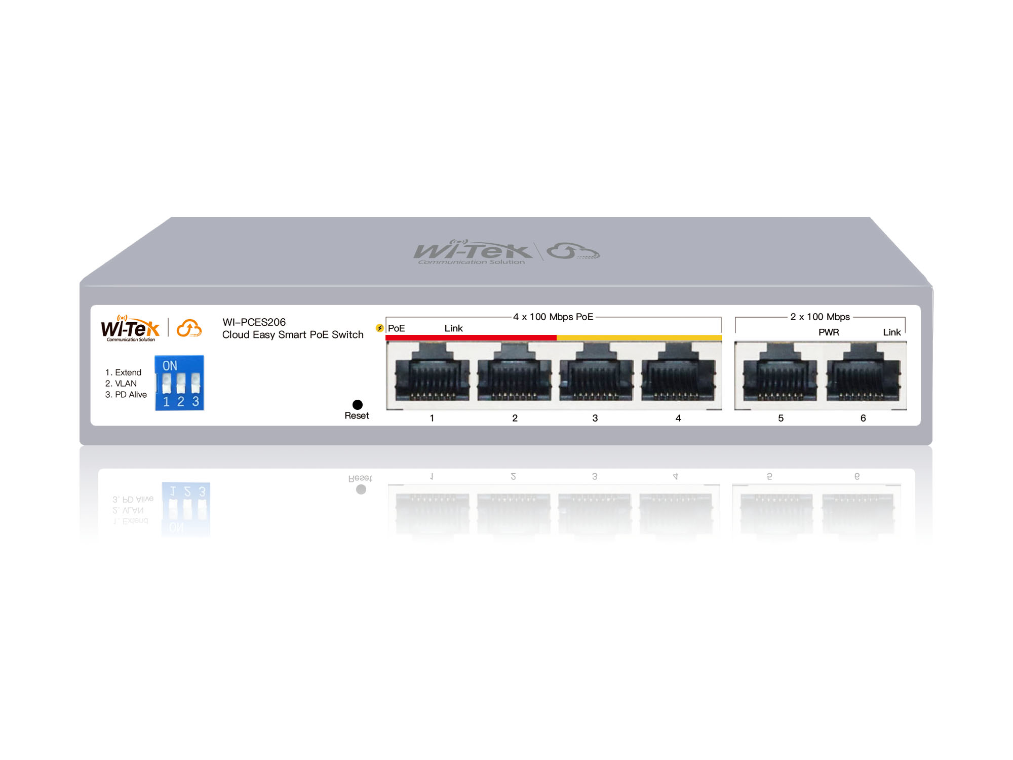 Настраиваемый коммутатор Wi-Tek WI-PCES206